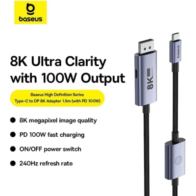 کابل USB C به DisplayPort بایسوس 8K - تصویر 6